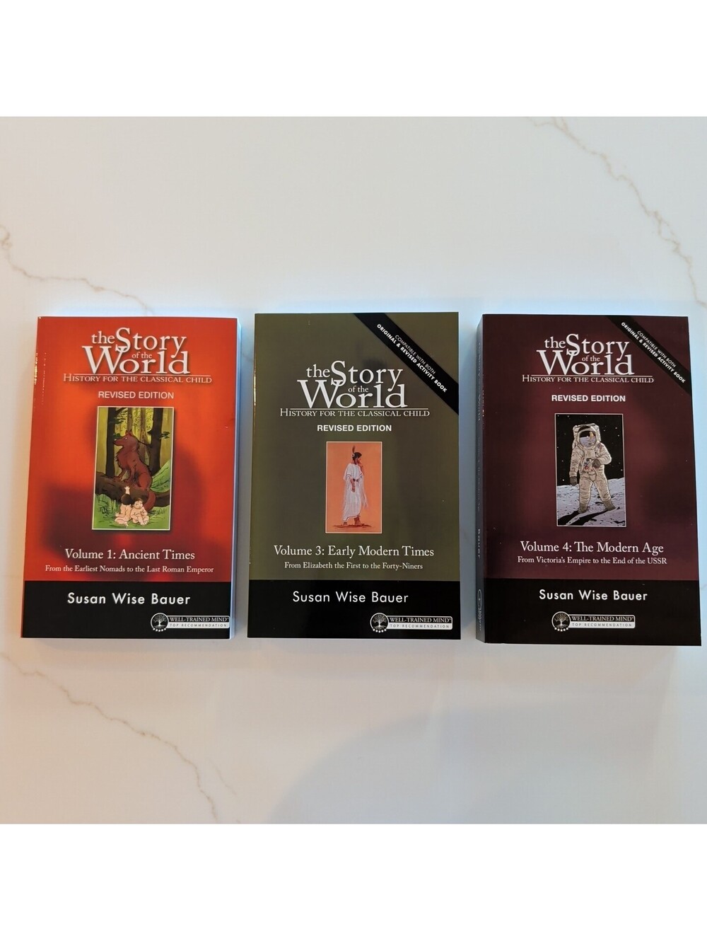 The Story Of The World Volumes 1 3 4 History Paperback Homeschool 3 Books